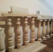Балясины из гранита,  мрамора и травертина